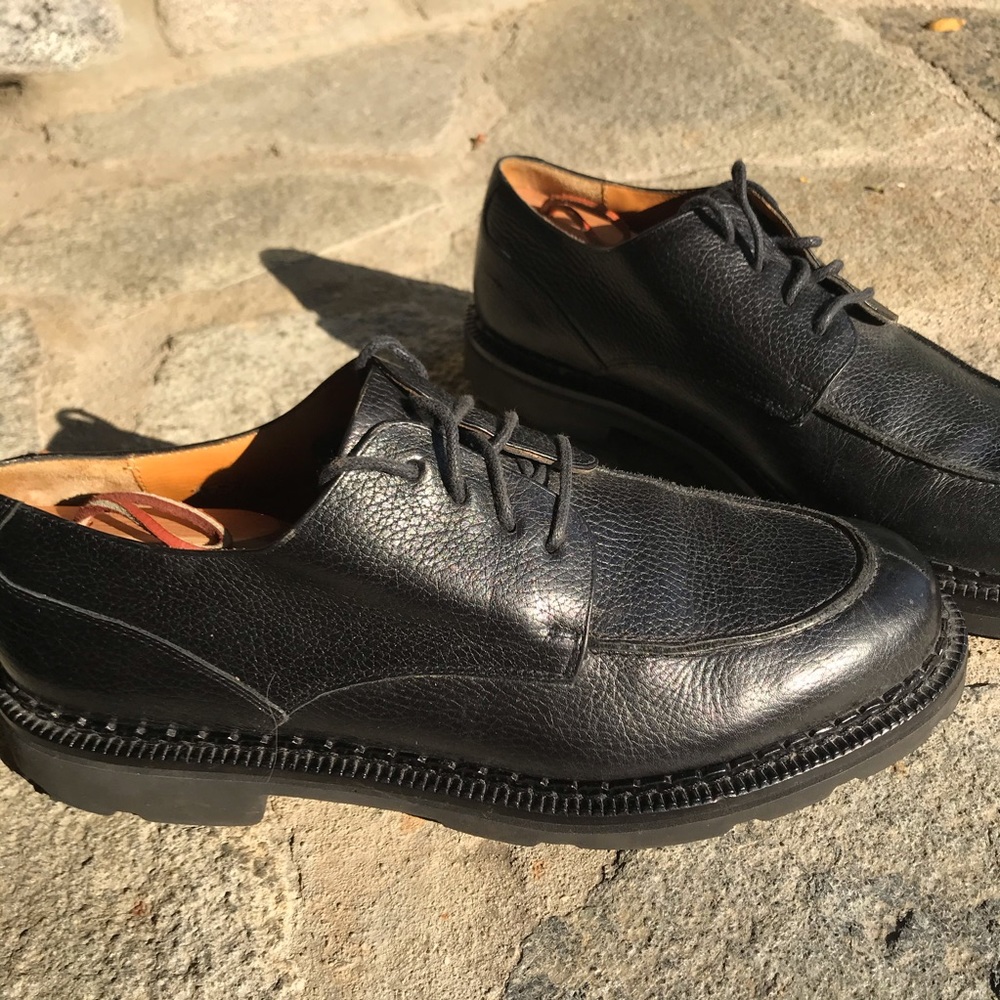 Cole Haan leather laced loafers